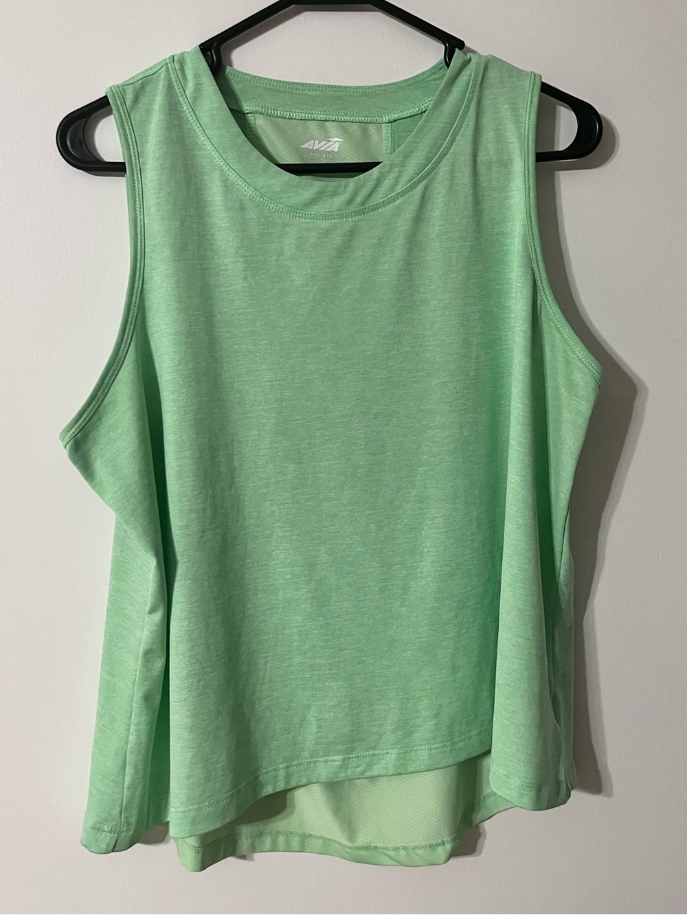 💚 Avia Muscle Tank Ventilated Soft Mint Lime Green